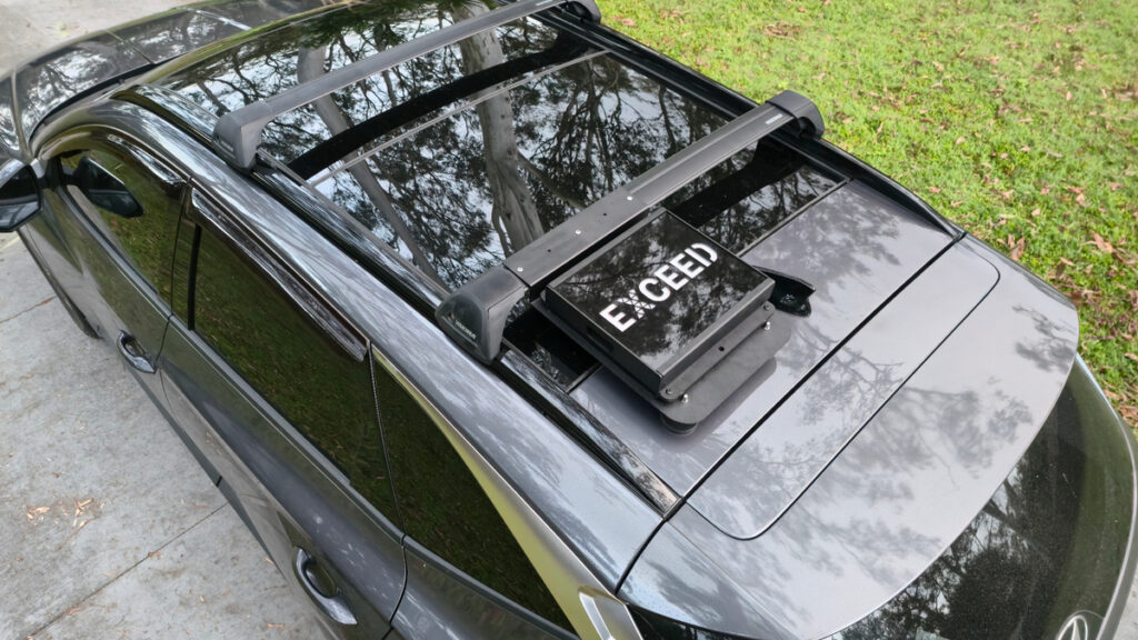 Starlink Mini Vehicle Mount + Partially Fixed Roof Rack Mounting Bracket